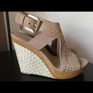 Michael Kors Khaki Wedges - NWOT